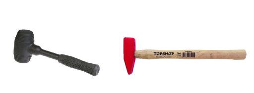 Tokmak, Çekiç ve sapları