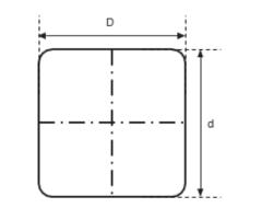 PROFİL İÇ TAPA 30x40 MM