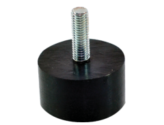 KAUÇUK TAKOZ TEK TARAF CİVATALI D:50xH:30 M10x30