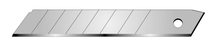 J45-RDM MAKET BIÇAĞI YEDEĞİ 18 MM 10LU