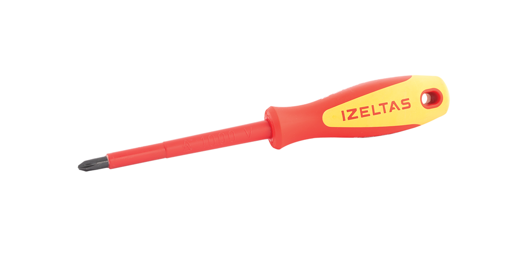 İZELTAŞ 1000V İZOLELİ ELEKTRİKÇİ YILDIZ TORNAVİDA 4.5x80 MM