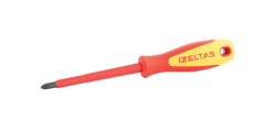 İZELTAŞ 1000V İZOLELİ ELEKTRİKÇİ YILDIZ TORNAVİDA 4.5x80 MM