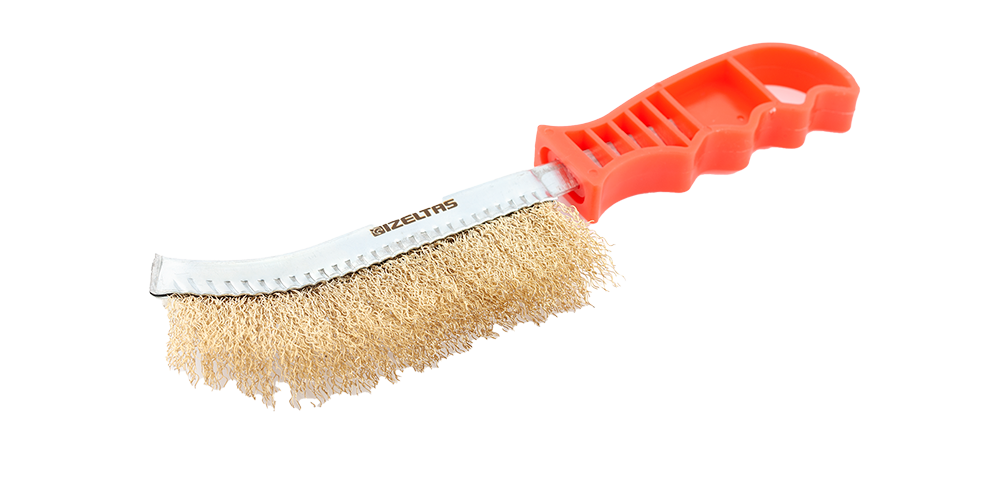 İZELTAŞ KIVRIK UÇLU TEL FIRÇA PLASTİK SAPLI