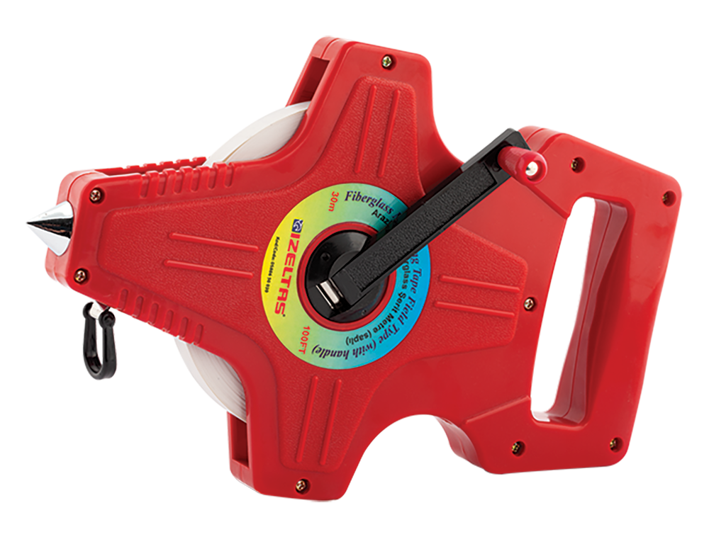 İZELTAŞ ARAZİ TİPİ FİBERGLAS ŞERİT METRE SAPLI 20 MT