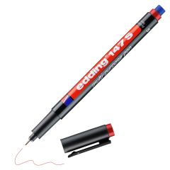 EDDİNG 147 S SİLGİLİ ÇOK AMAÇLI ASETAT KALEMİ KIRMIZI