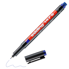 EDDİNG 147 S SİLGİLİ ÇOK AMAÇLI ASETAT KALEMİ MAVİ