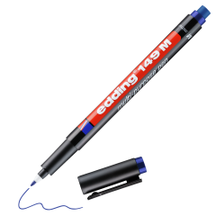 EDDİNG 149 M SİLGİLİ ÇOK AMAÇLI ASETAT KALEMİ MAVİ