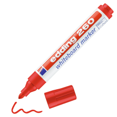 EDDİNG 260 YAZI TAHTASI KALEMİ KIRMIZI