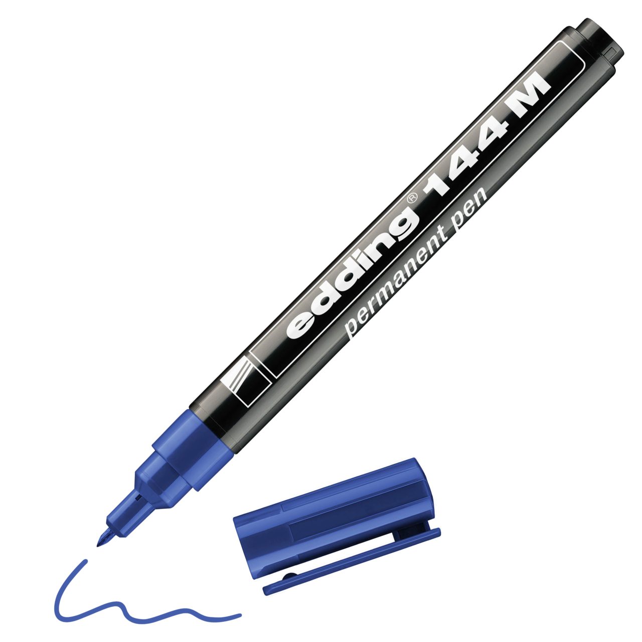 EDDİNG 144 M ÇOK AMAÇLI ASETAT KALEMİ MAVİ