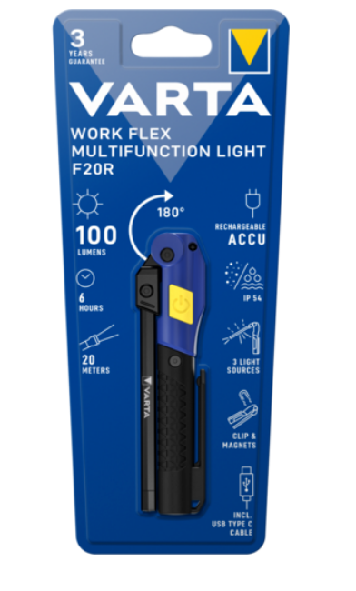 VARTA WORK FLEX MULTİFUNCTİON F20R FENER