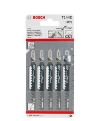 BOSCH T144D SPEED FOR WOOD (AHŞAP) DEKUPAJ TESTERESİ BIÇAĞI 5 Lİ