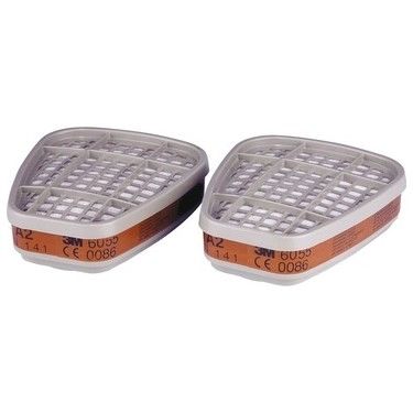 3M 6055 A2 ORGANİK GAZ VE BUHAR FİLTRESİ (ÇİFT)