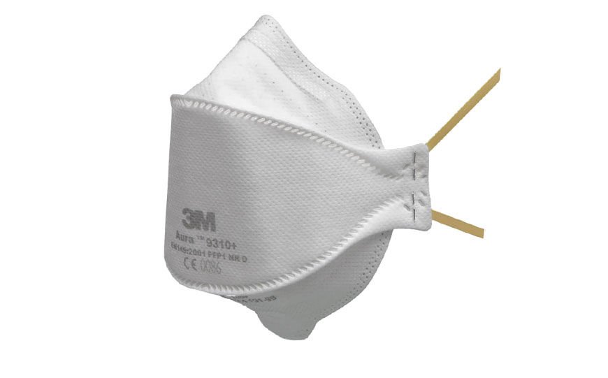3M 9310+ AURA FFP1 VENTİLSİZ PARTİKÜL TOZ VE SİS MASKESİ