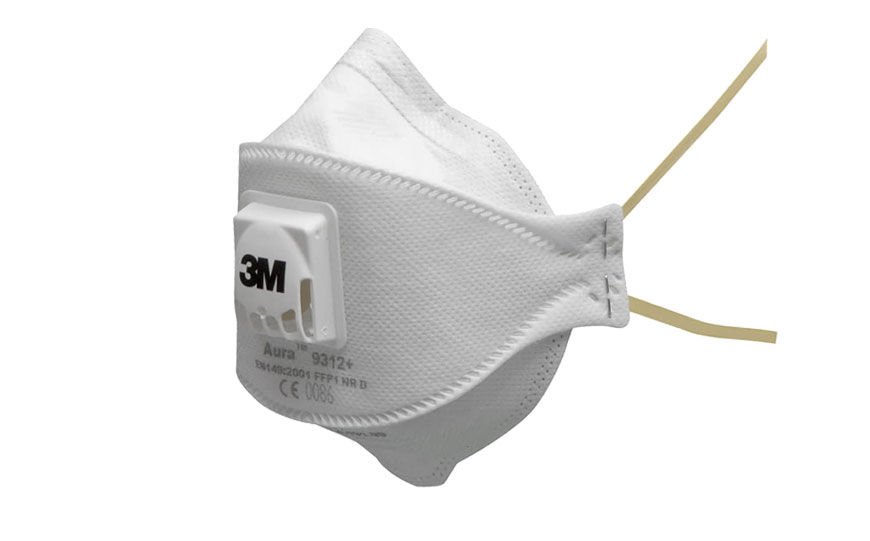 3M 9312+ AURA FFP1  VENTİLLİ PARTİKÜL TOZ VE SİS MASKESİ