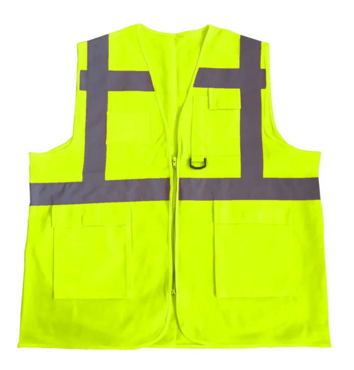 İKAZ YELEĞİ MÜHENDİS TİPİ SARI