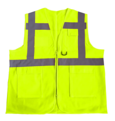 İKAZ YELEĞİ MÜHENDİS TİPİ SARI