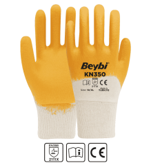 BEYBİ KN350 PAMUK NİTRİL ELDİVEN XL/10
