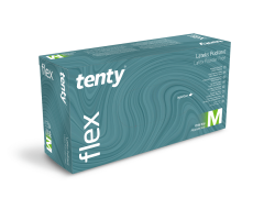 TENTY FLEX LATEKS PUDRASIZ MUAYENE ELDİVENİ BEYAZ L