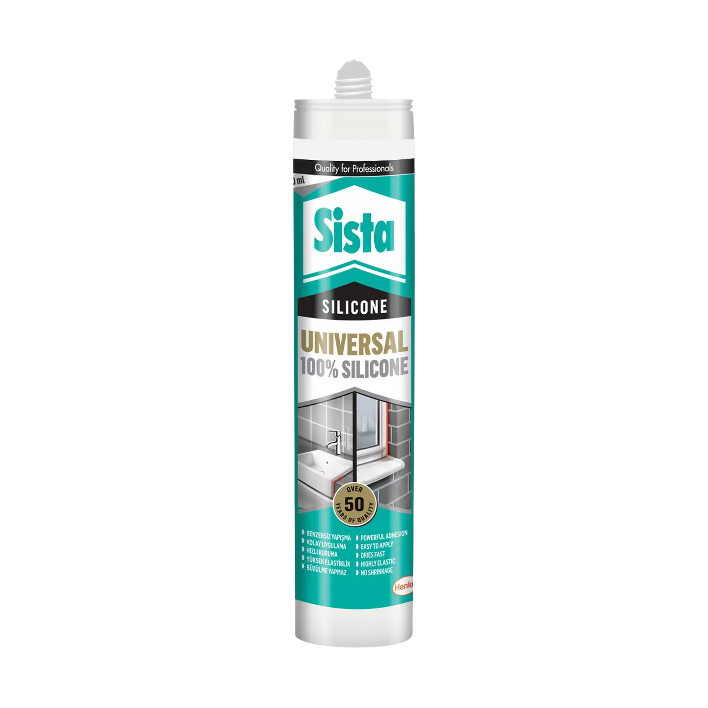 SİSTA UNİVERSAL %100 SİLİKON BEYAZ 280 ML