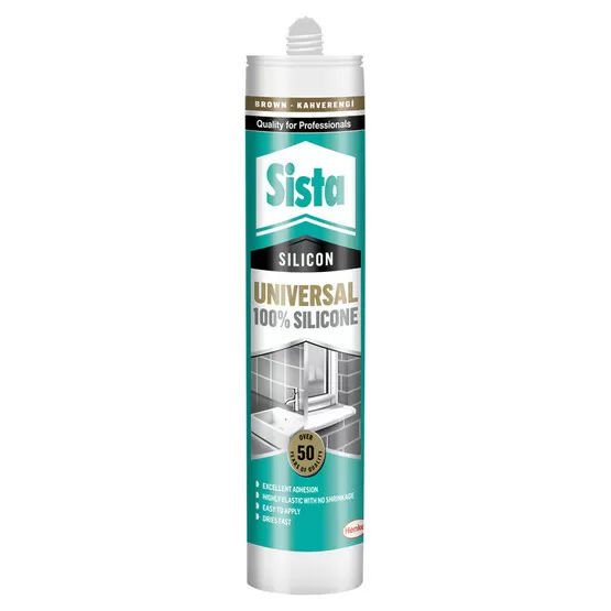 SİSTA UNİVERSAL %100 SİLİKON KAHVERENGİ 310 ML