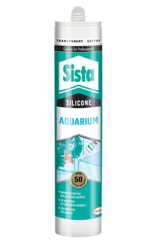 SİSTA AKVARYUM SİLİKON ŞEFFAF 280 ML
