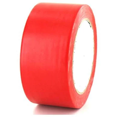 YER İŞARETLEME BANDI KIRMIZI 50 MMx30 MT