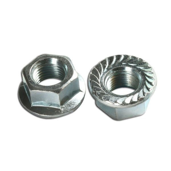 M8 TIRTILLI FLANŞLI SOMUN BEYAZ