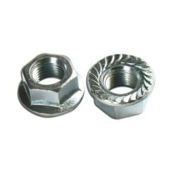 M8 TIRTILLI FLANŞLI SOMUN BEYAZ