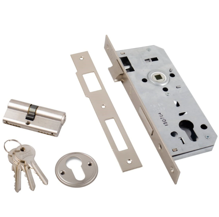 KALE 152R/35 MM SİLİNDİRLİ GÖMME KİLİT NİKEL