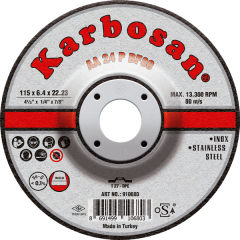 PASLANMAZ (İNOX) TAŞLAMA TAŞI 115x6.4x22