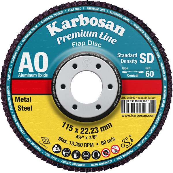 FLAP DİSK 180x22 60 KUM