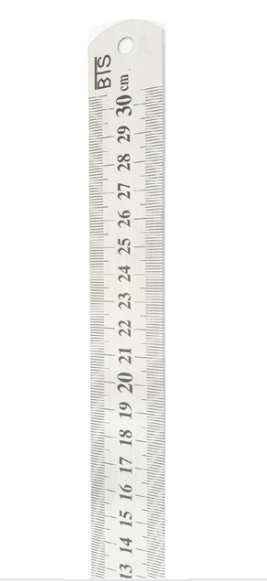 PASLANMAZ ÇELİK CETVEL 300x30 MM