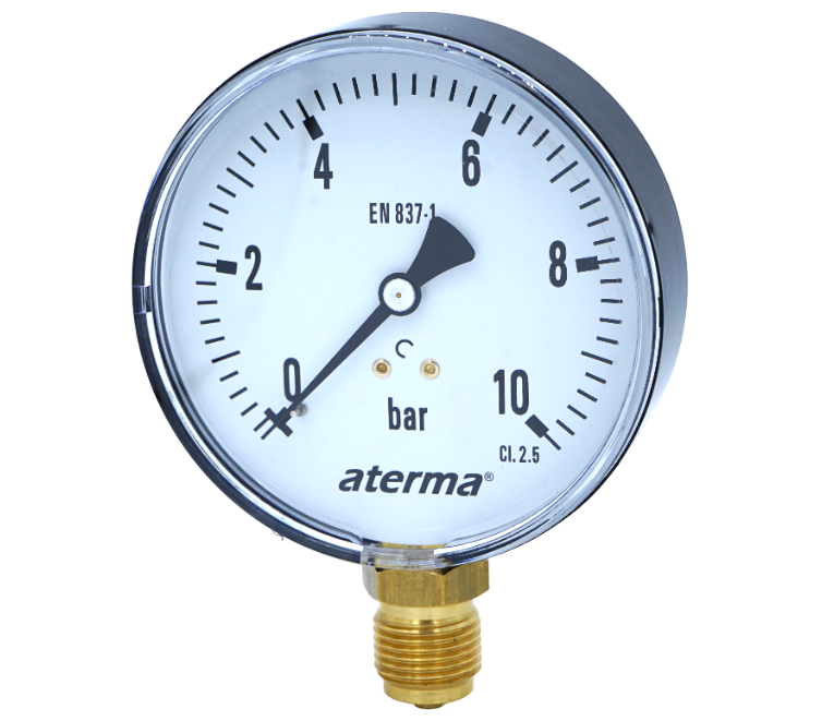 MANOMETRE Q63 0-6 BAR KURU ALT ÇIKIŞ