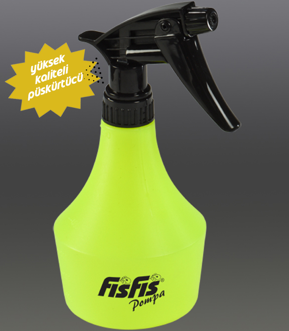 YÜKSEK KALİTELİ PÜSKÜRTÜCÜ SARI 0.5 LT