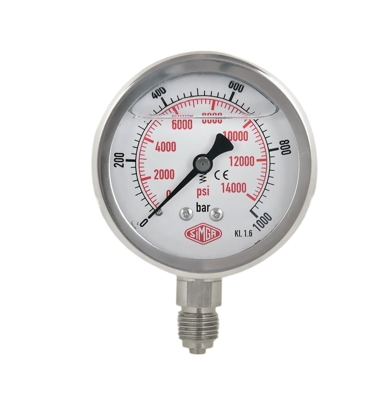 Q63 0-16 BAR GLİ. ALT ÇIKIŞ MANOMETRE