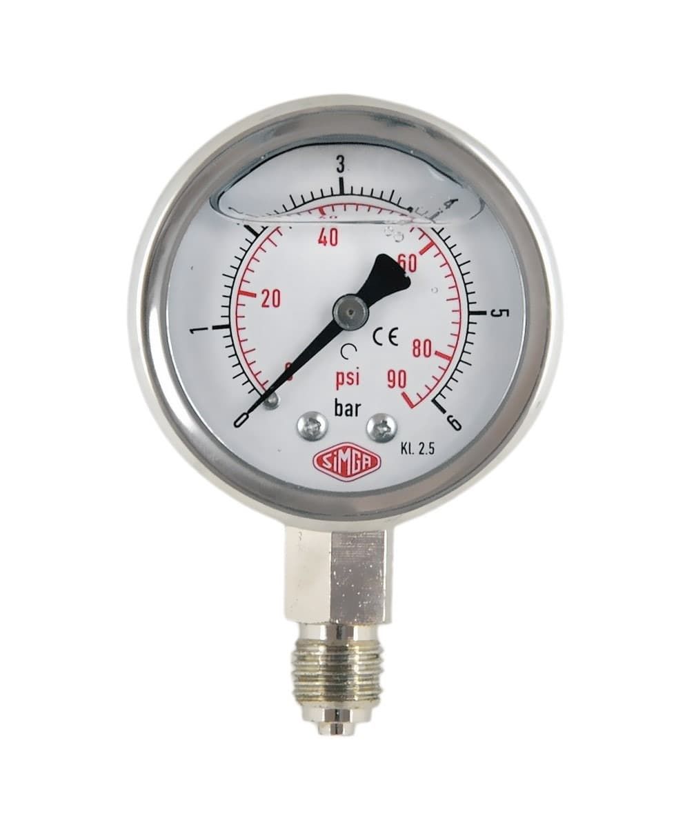 Q40 0-10 BAR GLİ. ARKA ÇIKIŞ MANOMETRE