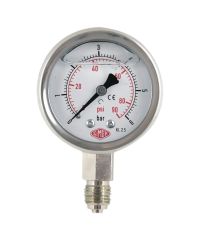 Q52 0-10 BAR GLİ. ARKA ÇIKIŞ MANOMETRE