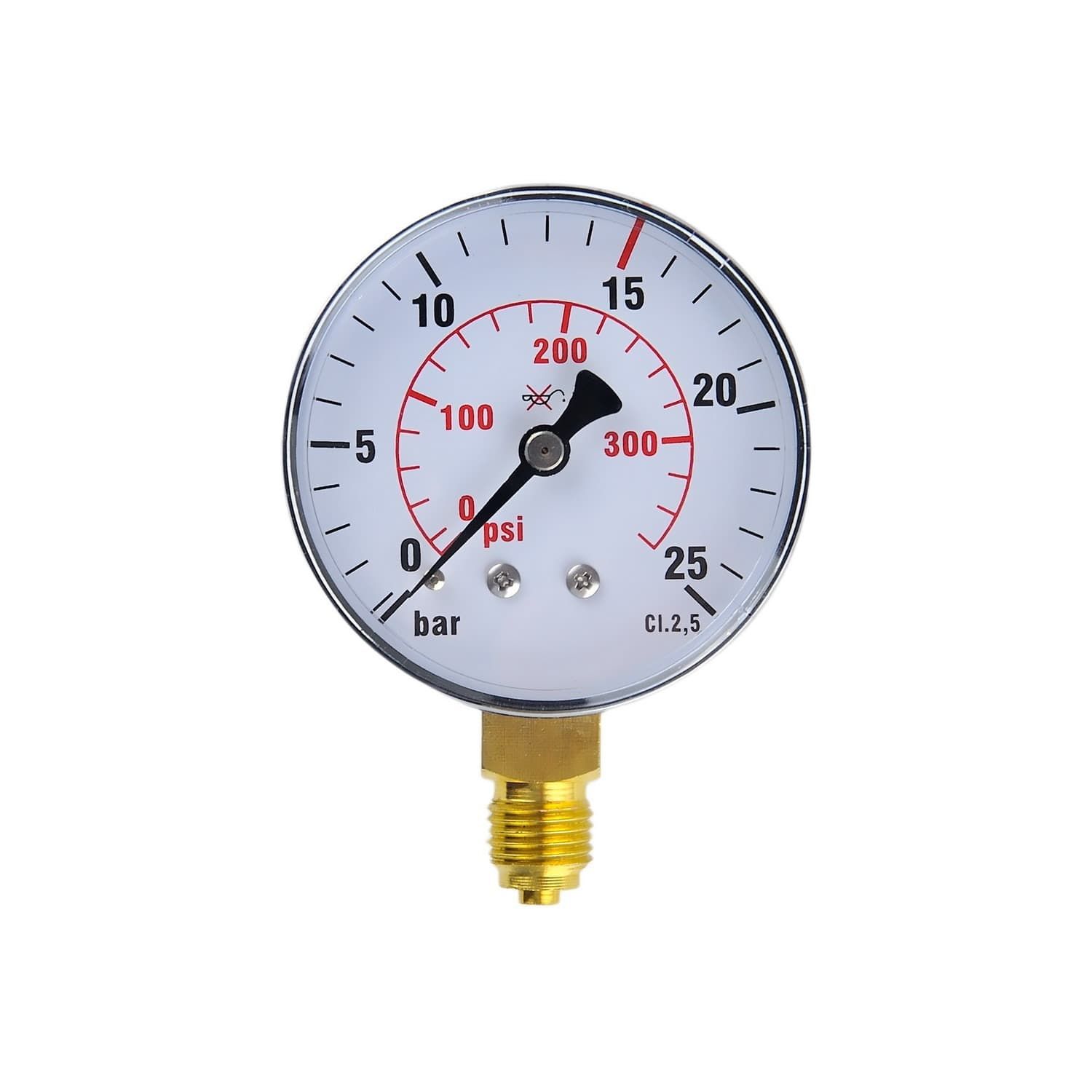 Q63 0-6 BAR KURU ALT ÇIKIŞ MANOMETRE