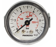 Q40 0-10 BAR PANO TİPİ ARKA ÇIKIŞ MANOMETRE