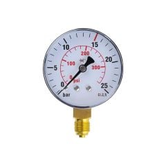 Q63 0-10 BAR KURU ALT ÇIKIŞ MANOMETRE