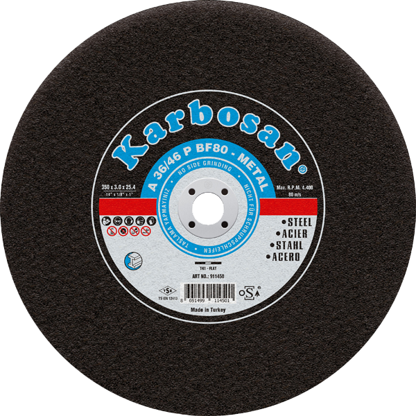 METAL KESME TAŞI 300x3x30