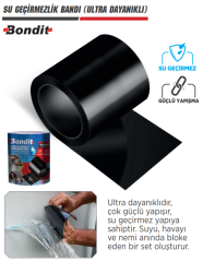 SU GEÇİRMEZLİK VE TAMİR BANTI (ULTRA DAYANIKLI) SİYAH 10 CMx1,5 MT