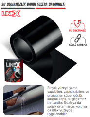 SU GEÇİRMEZLİK VE TAMİR BANTI (ULTRA DAYANIKLI) SİYAH 10 CMx1,5 MT